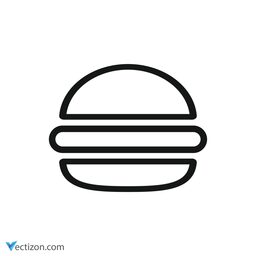 Burger Line Graphic icon