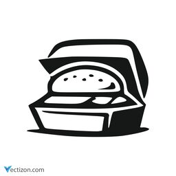 Burger Minimal Icon
