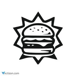 Burger Modern Icon