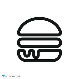 Burger Outline Icon