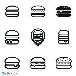 Burger Set Icon