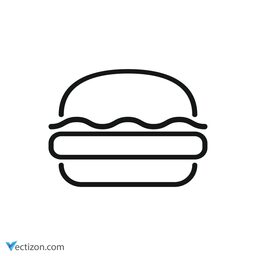 Burger Simple Symbol icon