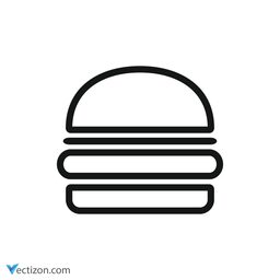 Burger UI Graphic icon