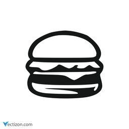 Burger Vector Graphic icon