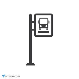 Bus Stop Symbol icon