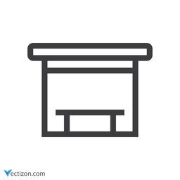 Bus Stop UI Icon