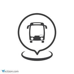 Bus Stop Vector Icon
