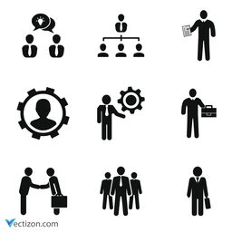 Businessman Set Icon