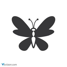 Butterfly Pictogram icon