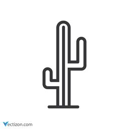 Cactus Outline Icon