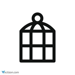 Cage Minimal Icon