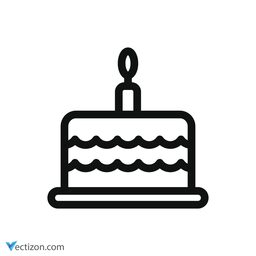 Cake Outline Icon