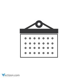 Calendar Glyph Icon