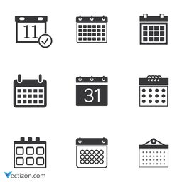 Calendar Set Icon