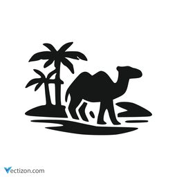 Camel Glyph Icon