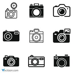 Camera Set SVG Icon