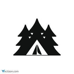 Camping Minimal Icon