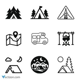 Camping Pack Icon