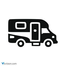 Camping Trailer UI Icon