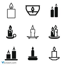 Candle Bundle Icon