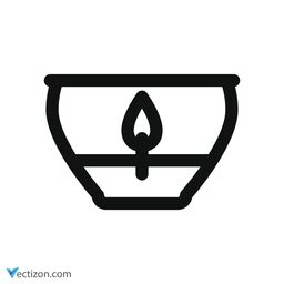 Candle Clean Icon