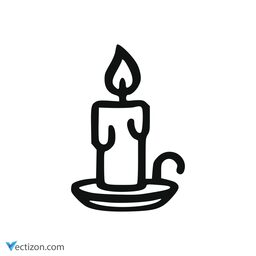 Candle Design Icon