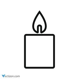 Candle Modern Icon