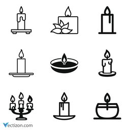 Candle Set Icon