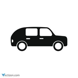 Car Flat Symbol icon