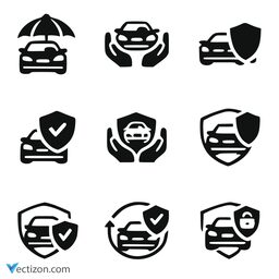 Car Protection Pack Icon