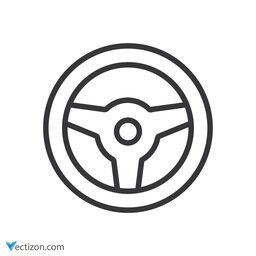 Car Steering Wheel Icon
