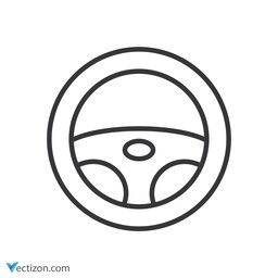 Car Steering Wheel SVG Icon