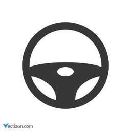 Car Steering Wheel UI Icon
