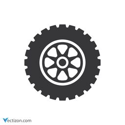 Car Wheel Symbol icon