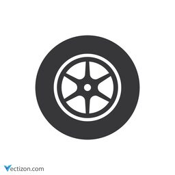 Car Wheel UI Icon
