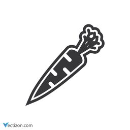 Carrot Outline Icon