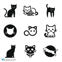 Cat Set Icon