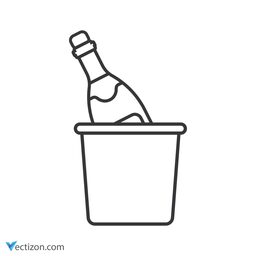 Champagne Pictogram icon