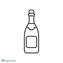 Champagne Simple Icon