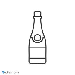 Champagne Solid Icon
