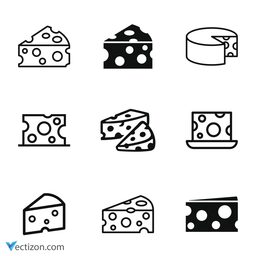 Cheese Set Icon