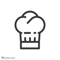 Chef's Hat Line Icon