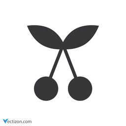 Cherry Glyph Icon