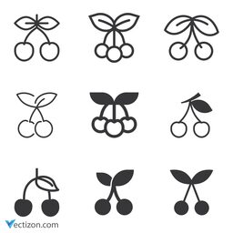 Cherry Set Icon