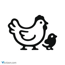 Chicken Design Icon