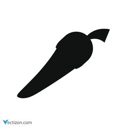 Chili Pepper Glyph Icon