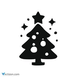 Christmas Tree Line Icon