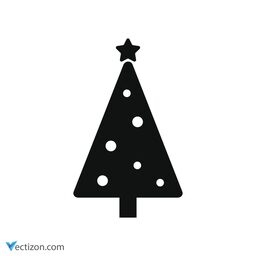 Christmas Tree Outline Icon