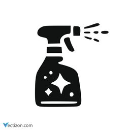 Cleaning Spray Bottle Design Icon