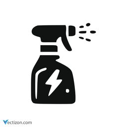 Cleaning Spray Bottle Flat Icon